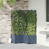 Puutarha ruukku 3 kpl Harmaa 80 x 80 x 142 cm PP