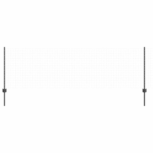 Upotettu aitausapaja 5 kpl Harmaa 120 cm Jauhemaalattu Teräs
