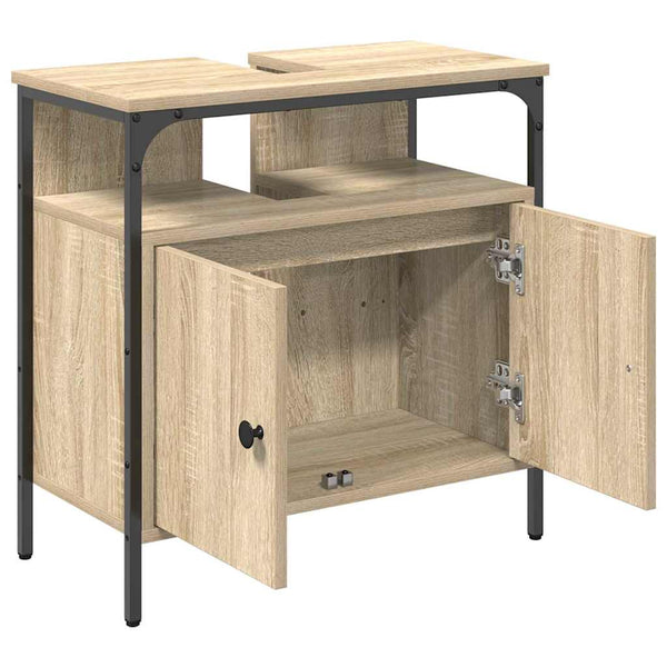 Kylpyhuonekaappi Beige 60 x 30 x 60 cm Tekninen puu