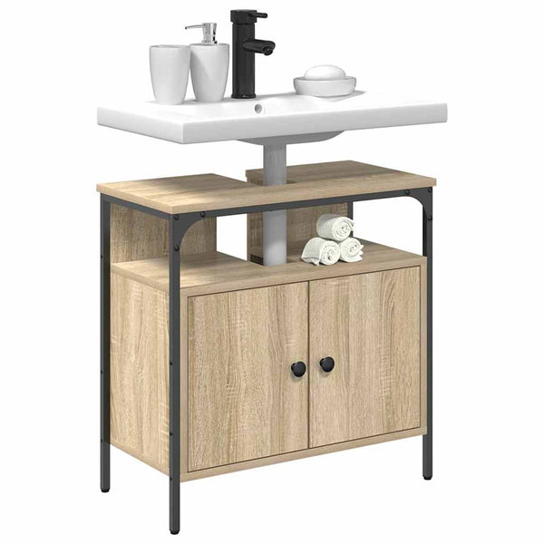 Kylpyhuonekaappi Beige 60 x 30 x 60 cm Tekninen puu