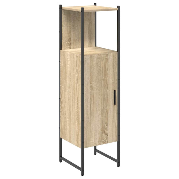 Kylpyhuonekaappi Beige 33 x 33 x 120,5 cm Tekninen puu