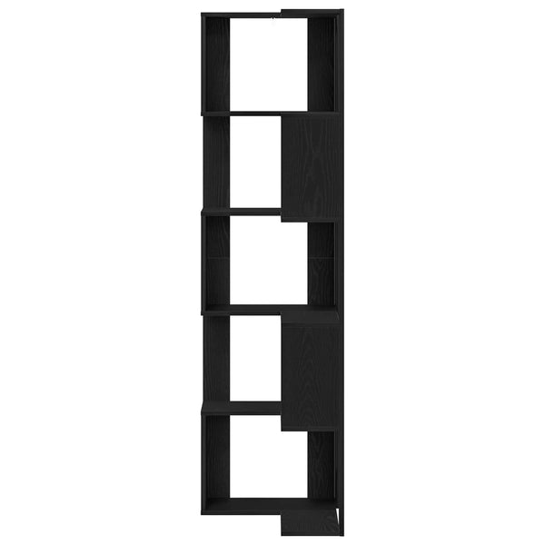 Kirjahylly 5 tasoa 50 x 50 x 179 cm Musta tammi.