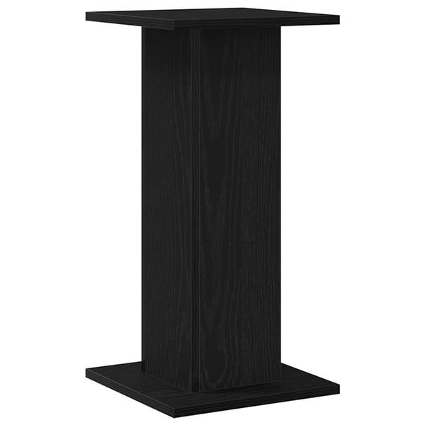 Kaiutintelineet 2 pcs Musta tammi 30 x 30 x 60 cm Tekninen puu
