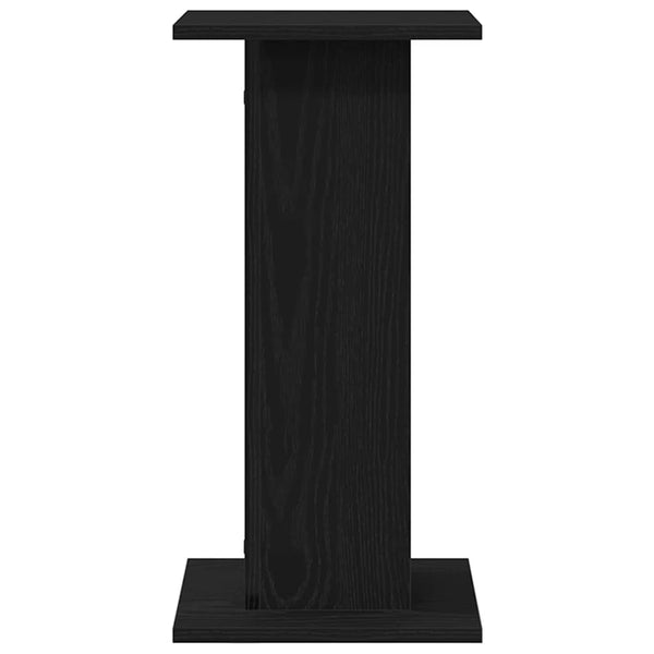 Kaiutintelineet 2 pcs Musta tammi 30 x 30 x 60 cm Tekninen puu