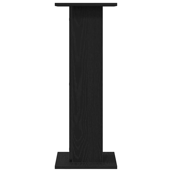 Kaiutintelineet 2 pcs Musta tammi 30 x 30 x 80 cm Tekninen puu