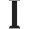 Kaiutintelineet 2 pcs Musta tammi 30 x 30 x 80 cm Tekninen puu