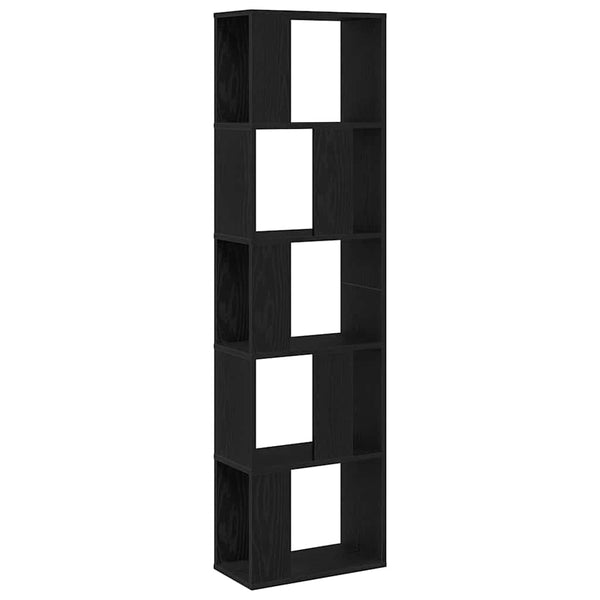 Kirjahylly 5.0 tasoa 45 x 23,5 x 162,5 cm Musta tammi.