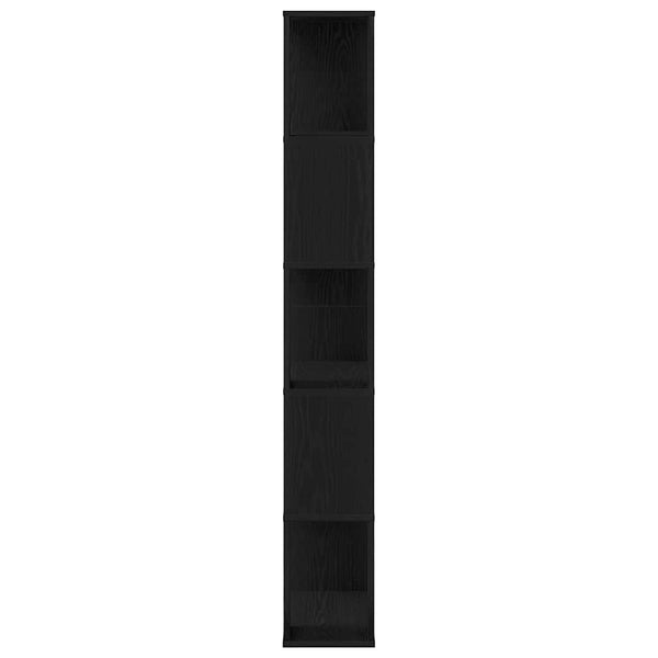 Kirjahylly 5.0 tasoa 45 x 23,5 x 162,5 cm Musta tammi.