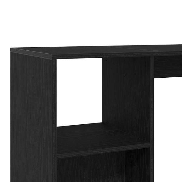 Baaripöytä 124 x 46 x 103.5 cm Tekninen puu Musta tammi.
