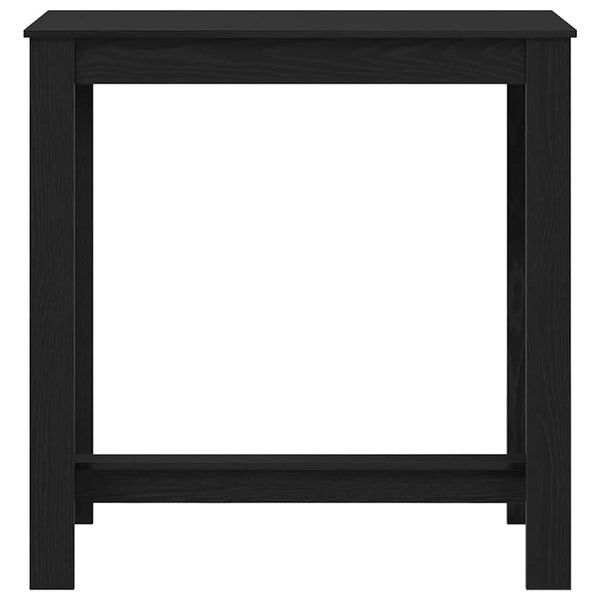 Baaripöytä 102 x 50 x 103.5 cm Tekninen puu Musta tammi.