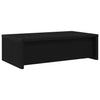 Näyttöteline laatikoilla musta tammi 50x27x15 cm keinopuu