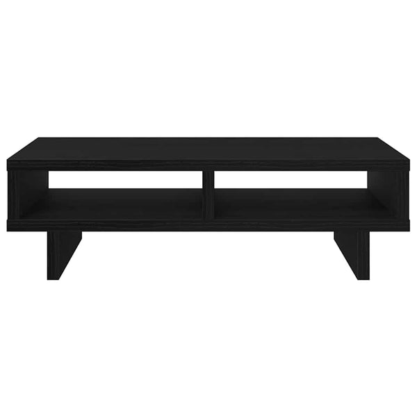 Näyttöteline musta tammi 50x27x15 cm tekopuu