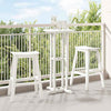 Baarijakkara 2 pcs Valkoinen 52 x 43 x 73.5 cm HDPE