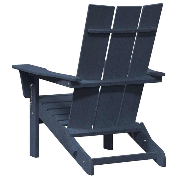 Käytännöllinen Adirondack-tuoli Laivastonsininen