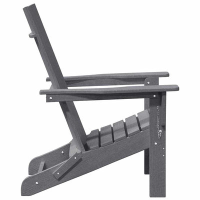 Vaaleanharmaa adirondack-tuoli Efrofilia (käytännöllinen)