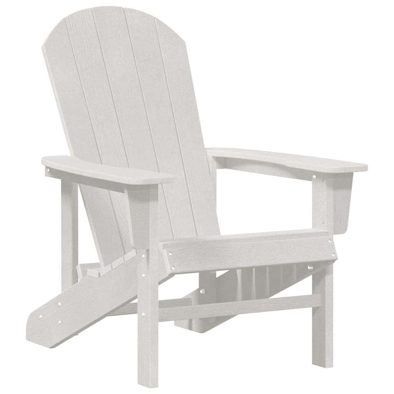 Valkoinen adirondack-tuoli Bandi 74x82x92cm (hdpe)