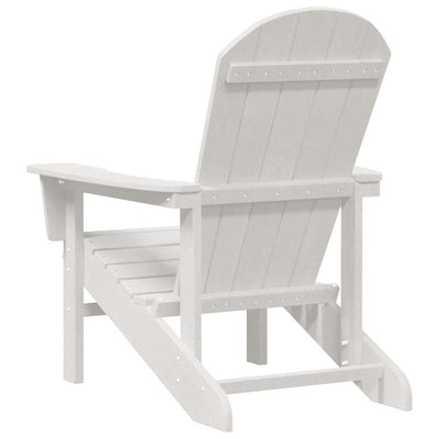 Valkoinen adirondack-tuoli Bandi 74x82x92cm (hdpe)