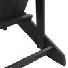 Adirondack-tuoli Musta 82 x 74 x 92 cm HDPE