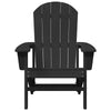 Adirondack-tuoli Musta 82 x 74 x 92 cm HDPE