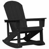 Musta adirondack keinutuoli Iostina 73.5x92x90cm (hdpe)
