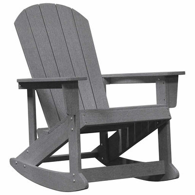 Vaaleanharmaa adirondack keinutuoli Colia 73.5x92x90cm (hdpe)