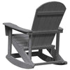 Vaaleanharmaa adirondack keinutuoli Colia 73.5x92x90cm (hdpe)