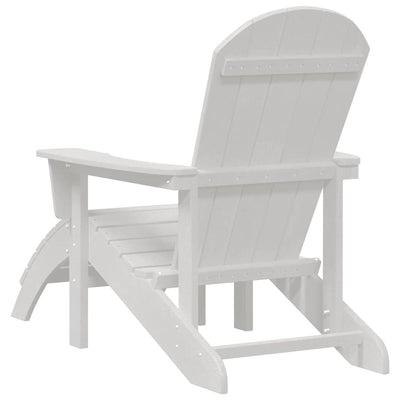 Valkoinen adirondack-tuoli Schitu 74x82x92cm (hdpe)