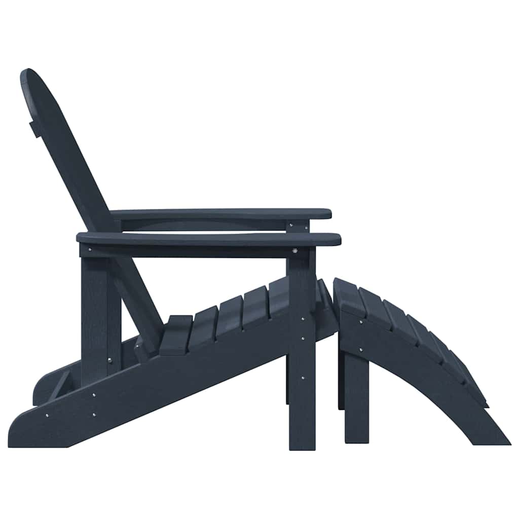 Laivastonsininen adirondack-tuoli Albion 74x82x92cm (hdpe)