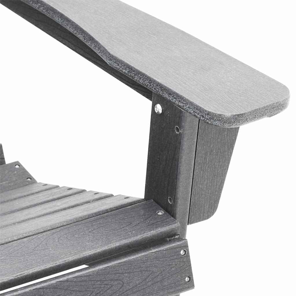 Adirondack-tuoli Vaaleanharmaa 82 x 74 x 92 cm HDPE