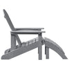 Adirondack-tuoli Vaaleanharmaa 82 x 74 x 92 cm HDPE