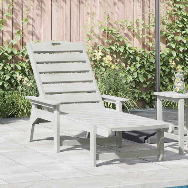 Valkoinen aurinkotuoli Deagurile 73.5x92x90cm (hdpe)