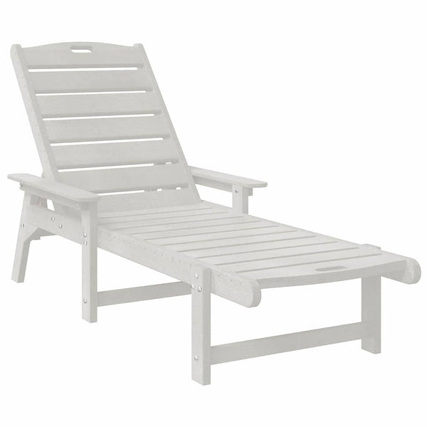 Valkoinen aurinkotuoli Deagurile 73.5x92x90cm (hdpe)