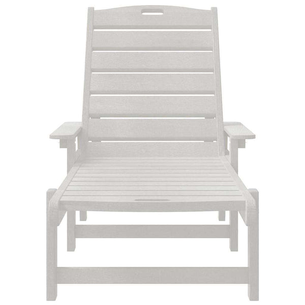 Valkoinen aurinkotuoli Deagurile 73.5x92x90cm (hdpe)