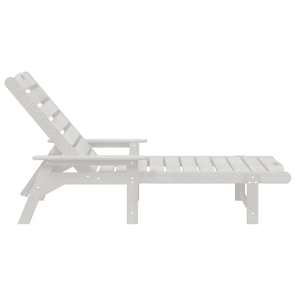 Valkoinen aurinkotuoli Deagurile 73.5x92x90cm (hdpe)