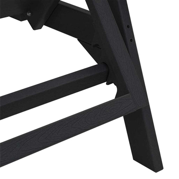 Musta aurinkotuoli Ghorghina 73.5x92x90cm (hdpe)