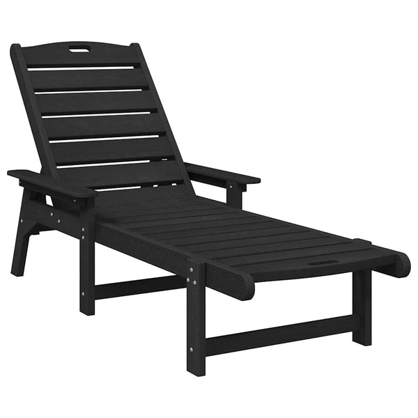 Musta aurinkotuoli Ghorghina 73.5x92x90cm (hdpe)