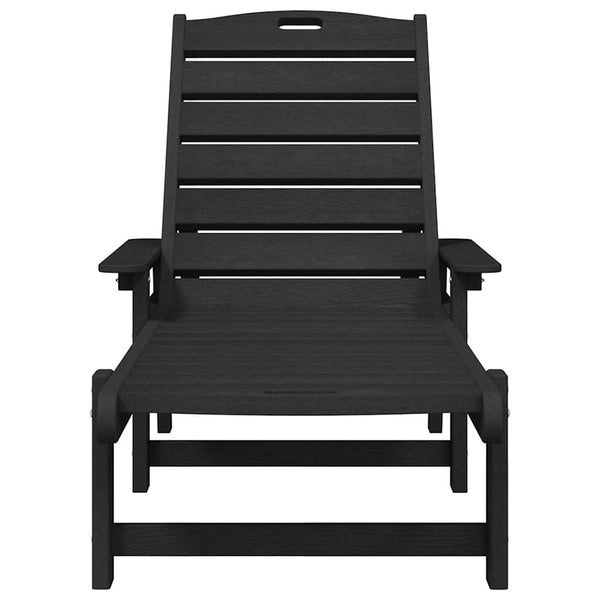 Musta aurinkotuoli Ghorghina 73.5x92x90cm (hdpe)
