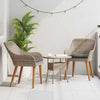 Musta puutarhan tuoli Liya 55x62.5x82cm (2 pcs polyrottinki)