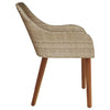 Beige puutarhan tuoli Opreo 55x62.5x82cm (2 pcs polyrottinki)