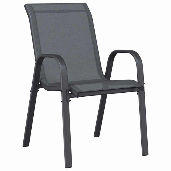 Puutarhan Bistro Set 3 pcs Harmaa Teräs