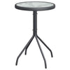 Puutarhan Bistro Set 3 pcs Harmaa Teräs