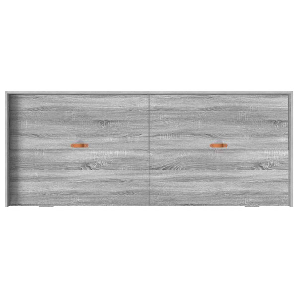 Sängyn runko päätyllä Harmaa Sonoma 80 x 200 cm Tekninen puu