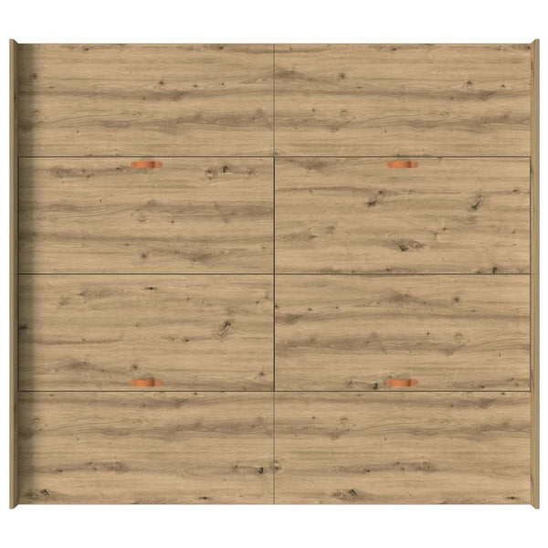 Säilytystilallinen sängynrunko Artisan tammi 200 x 200 cm