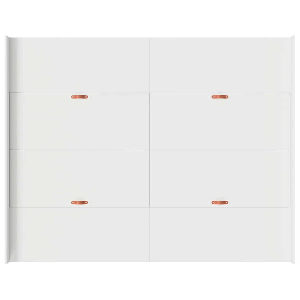 Säilytystilallinen sängynrunko päätyllä Valkoinen 4FT6 Double