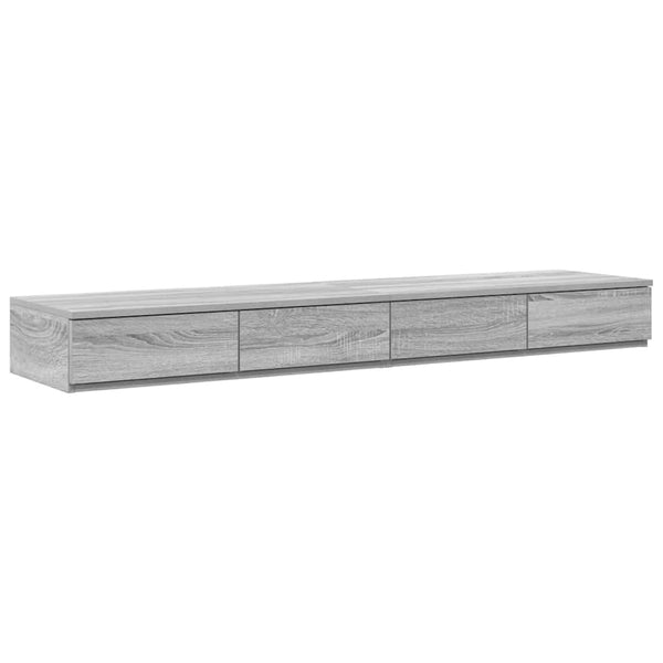 Säilytystilallinen sängynrunko ovella Harmaa Sonoma 135 cm
