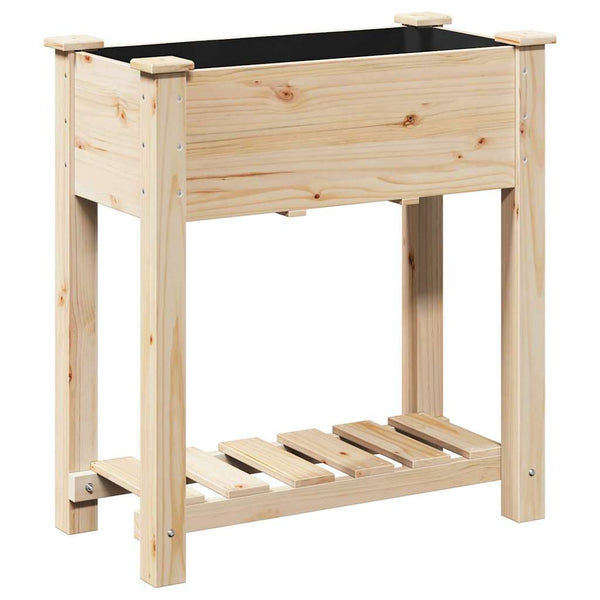 Puutarha ruukku Beige 71 x 37 x 76,5 cm Säteisen kuusipuu