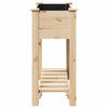 Puutarha ruukku Beige 71 x 37 x 76,5 cm Säteisen kuusipuu