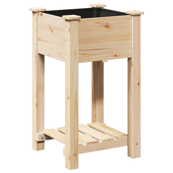 Puutarha ruukku Beige 45 x 45 x 76,5 cm Säteisen kuusipuu