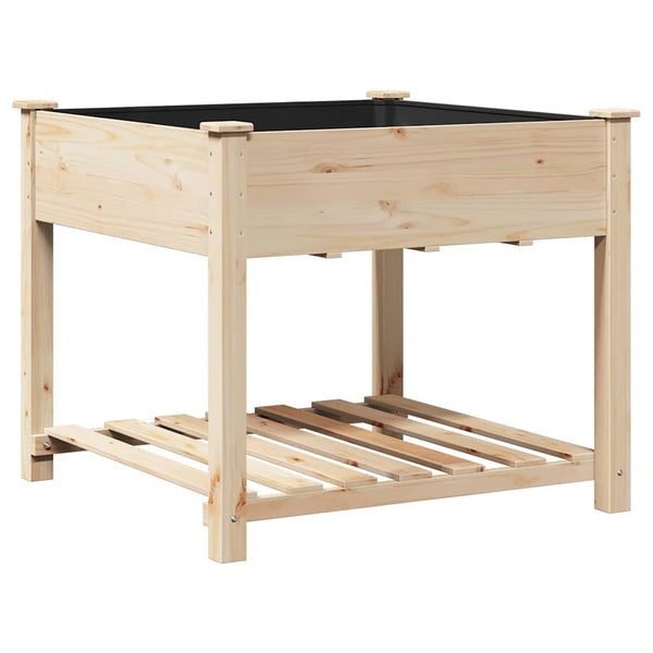 Puutarha ruukku Beige 90 x 90 x 76,5 cm Säteisen kuusipuu