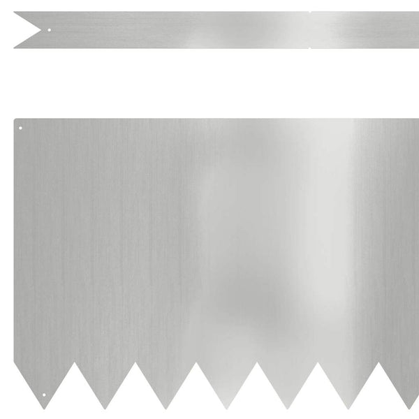 Nurmireunus 30 kpl 100 x 0,05 x 30 cm Galvanoitu teräs Hopea